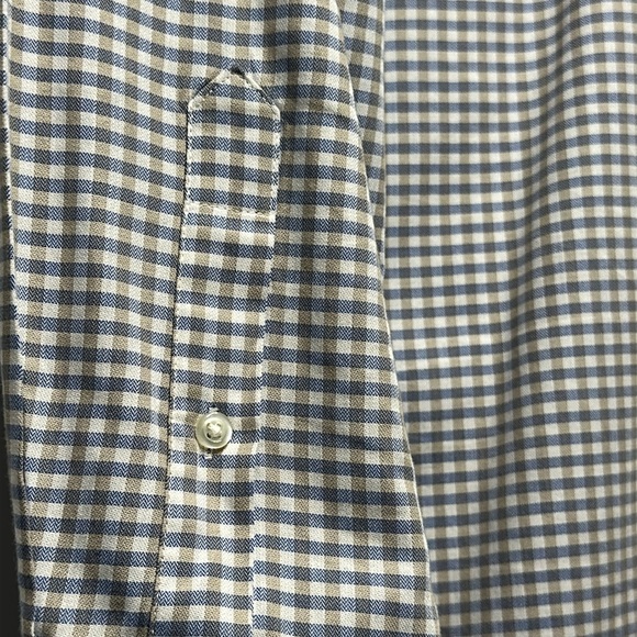 Van Heusen Men’s Plaid Dress Shirt | Long Sleeve Button Down | Neck 17 34/35 - Picture 5 of 6